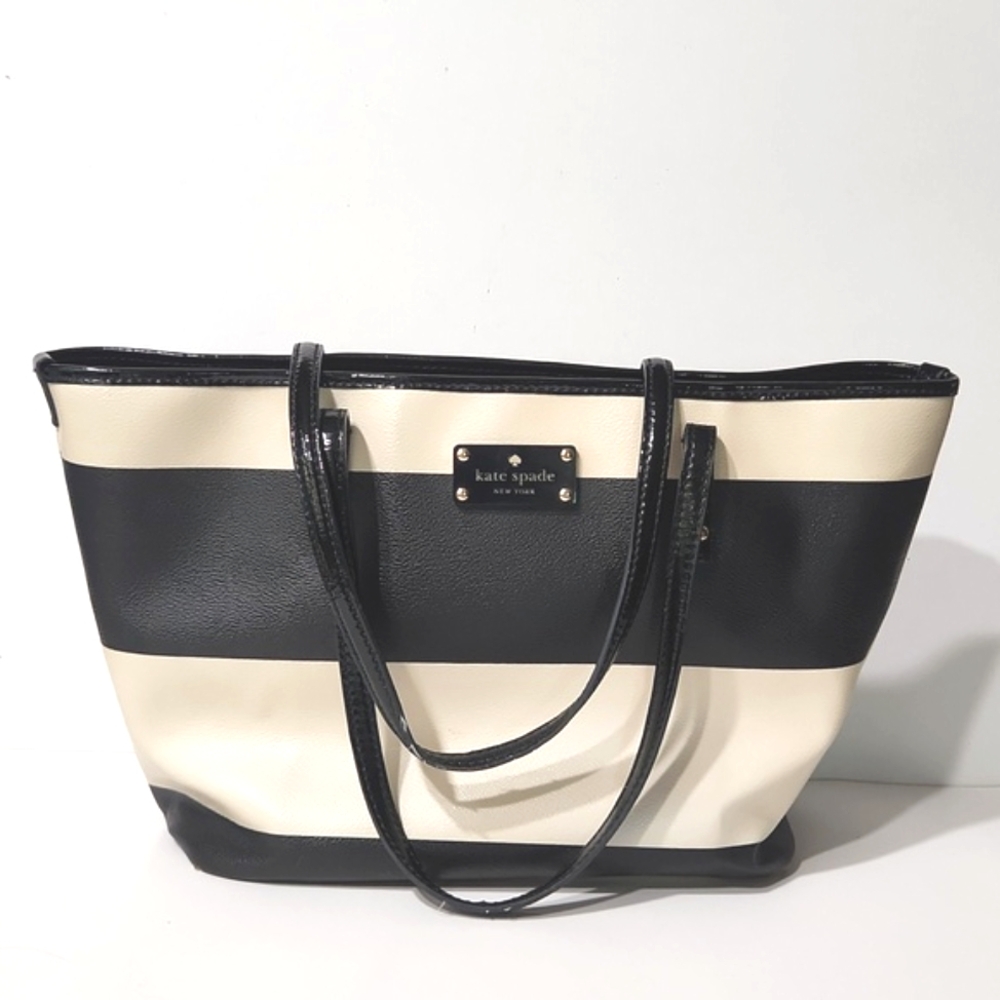 Kate Spade Boutique Harmony Large Striped Tote - Picture 9 of 14